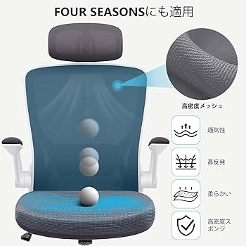 Amazon.co.jp: KERDOM パソコンチェア オフィスチェア 椅子